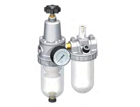 FRL 2-Part G3/8'' 800 l/min 0.5-16.0bar/7-232psi Semi-Auto Metal Standard 2