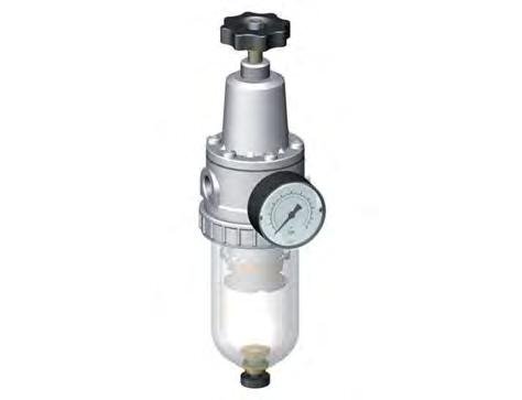 Filter-Regulator G3/8'' 1500 l/min 0.5-16.0bar/7-232psi Auto (Closed Without Pressure) Metal Standard 2