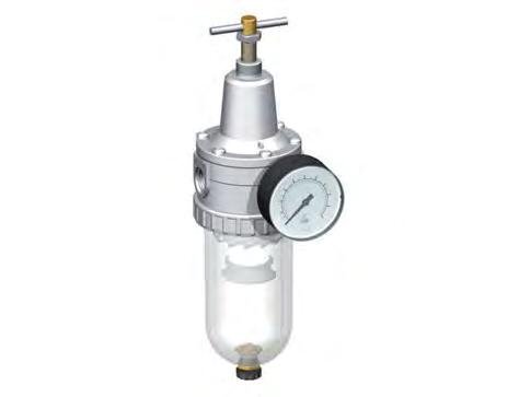 Filter-Regulator G1/2'' 3000 l/min 0.1-3.0bar/1-44psi Auto Polycarbonate Standard 3