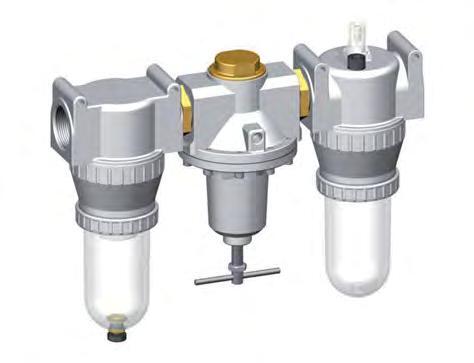 FRL 3-Part G1 1/4'' 4900 l/min 0.5-10.0bar/7-145psi Semi-Auto Metal Standard 5