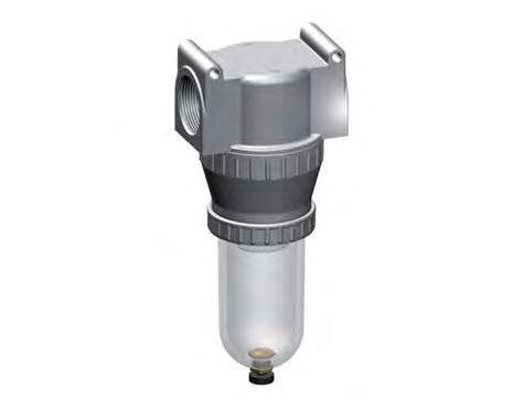 Filter 40microns G1 1/4'' 12500 l/min Semi-Auto Protective Cage Polycarbonate Standard 5