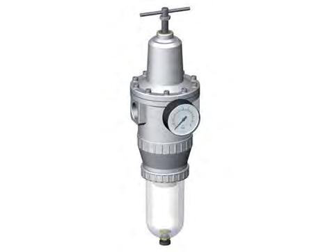 Filter-Regulator G3/4'' 7000 l/min 0.2-6.0bar/3-87psi Semi-Auto Polycarbonate Standard 5