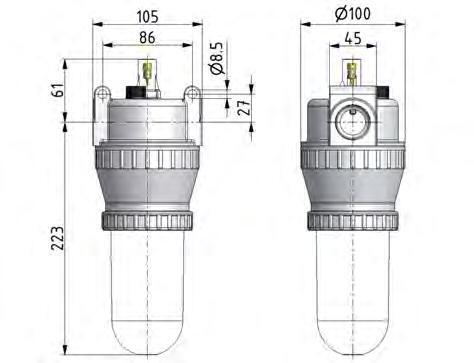 Lubricator G3/4'' Metal Standard 5