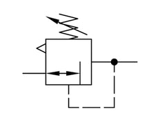 Precision Pressure Regulator G1/4'' 2000 l/min 0.1-1.0bar/1-14psi PA Safety Futura 1