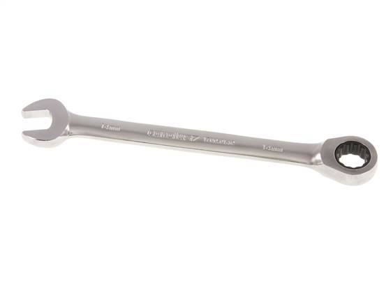 14mm Gedore Red Open End Wrench With Ratchet End