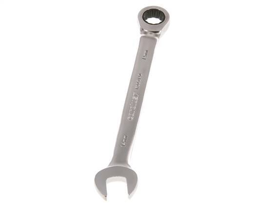14mm Gedore Red Open End Wrench With Ratchet End