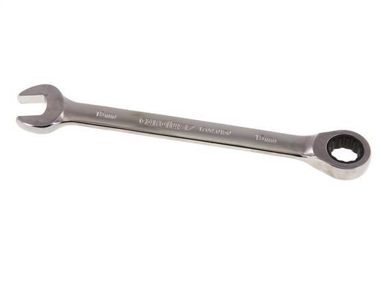 15mm Gedore Red Open End Wrench With Ratchet End