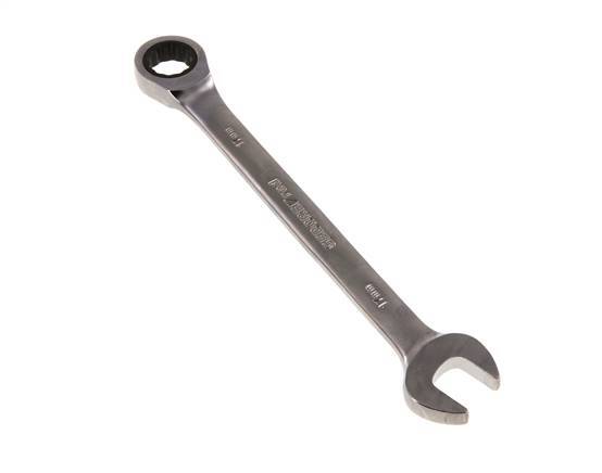 17mm Gedore Red Open End Wrench With Ratchet End