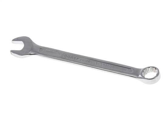 17mm Gedore Red Open End Wrench With 15 Degrees Angled Box End