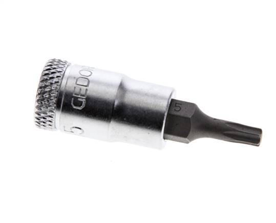1/4" Gedore Socket Insert for TX15 Internal Torx Screws