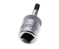 1/4" Gedore 28mm Long Pin Socket Insert for 3 mm Hexagonal Socket Screws