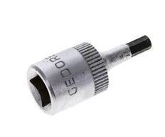 1/4" Gedore 28mm Long Pin Socket Insert for 3 mm Hexagonal Socket Screws