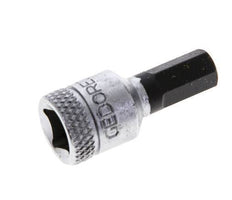 1/4" Gedore 28mm Long Pin Socket Insert for 6 mm Hexagonal Socket Screws
