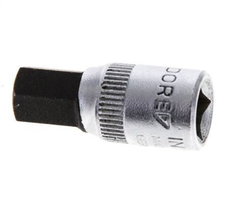 1/4" Gedore 28mm Long Pin Socket Insert for 8 mm Hexagonal Socket Screws