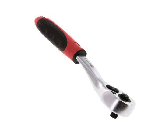 1/4" Gedore Red Angled Ratchet With Direction Switch Lever