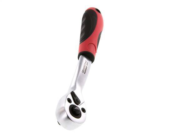 1/4" Gedore Red Angled Ratchet With Direction Switch Lever