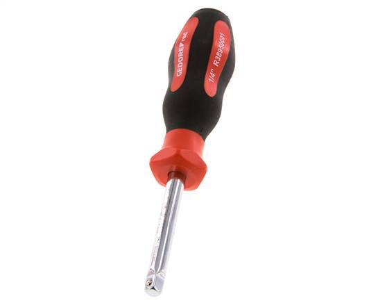 1/4" (6.3 mm) Gedore Red Square Grip With Ball Locking