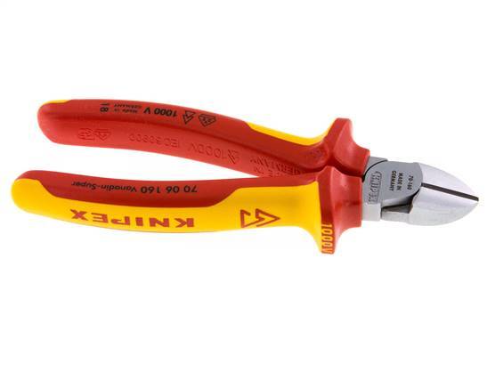 Knipex Diagonal Cutting Pliers 160 mm VDE Tested Up To 1000V