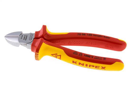 Knipex Diagonal Cutting Pliers 160 mm VDE Tested Up To 1000V