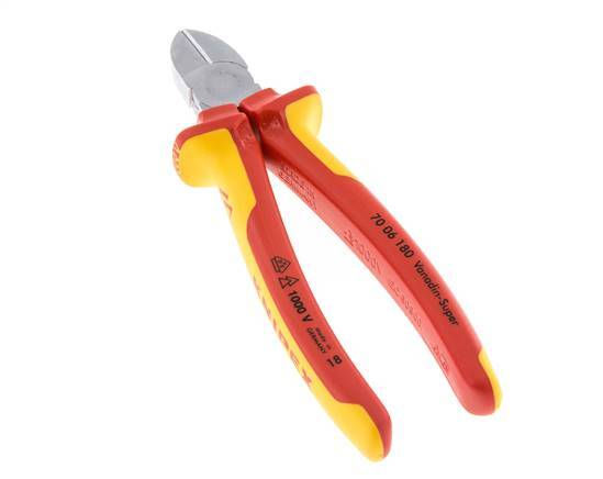 Knipex Diagonal Cutting Pliers 180 mm VDE Tested Up To 1000V