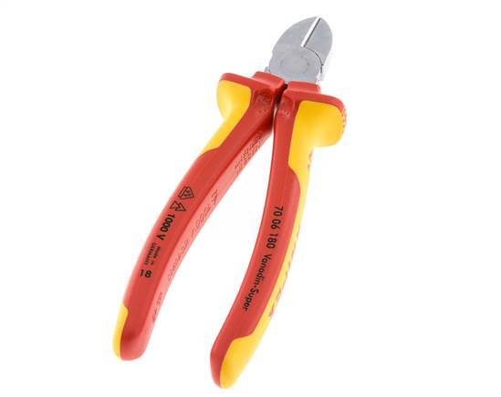 Knipex Diagonal Cutting Pliers 180 mm VDE Tested Up To 1000V