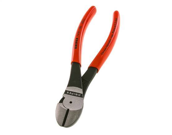 Knipex Power Diagonal Cutting Pliers 180 mm Plastic-coated Handles