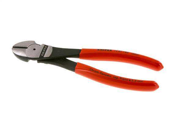 Knipex Power Diagonal Cutting Pliers 180 mm Plastic-coated Handles