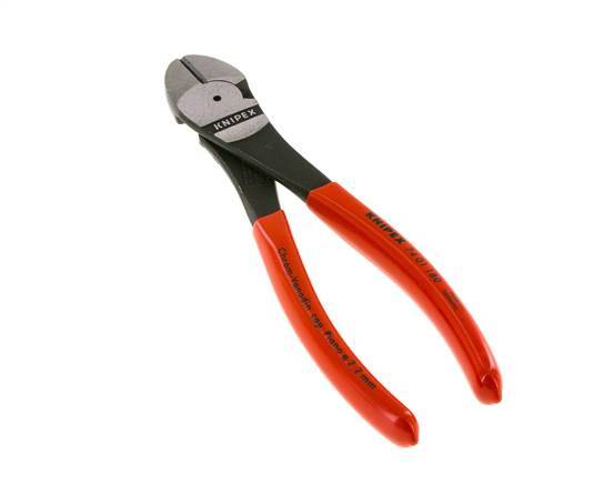 Knipex Power Diagonal Cutting Pliers 180 mm Plastic-coated Handles