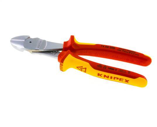 Knipex Power Diagonal Cutting Pliers 200 mm VDE Tested Up To 1000V