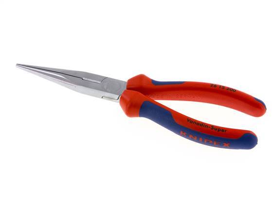 Knipex Straight Needle Nose Pliers 200 mm 2-component Handles