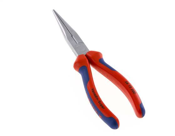 Knipex Straight Needle Nose Pliers 200 mm 2-component Handles