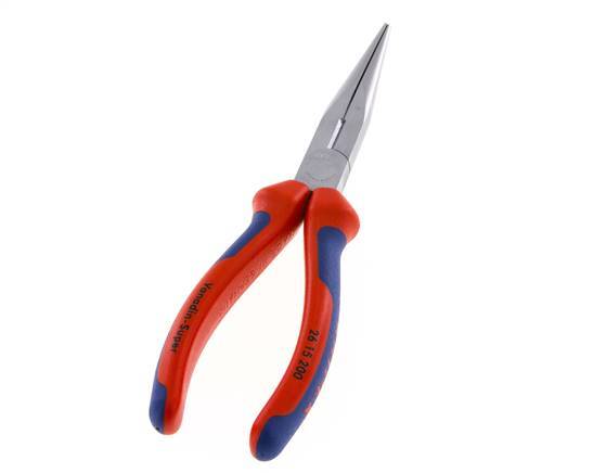 Knipex Straight Needle Nose Pliers 200 mm 2-component Handles