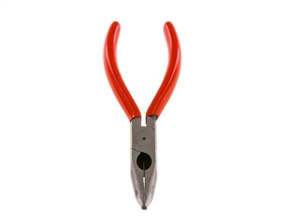 Knipex Angled Needle Nose Pliers 160 mm Plastic-coated Handles