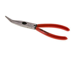 Knipex Angled Needle Nose Pliers 200 mm Plastic-coated Handles