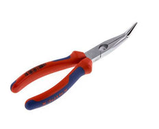 Knipex Angled Needle Nose Pliers 200 mm 2-component Handles