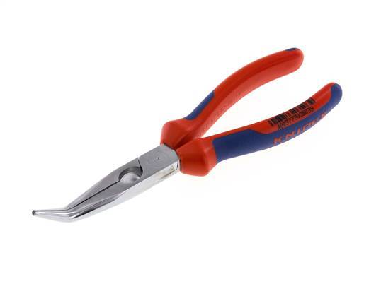 Knipex Angled Needle Nose Pliers 200 mm 2-component Handles