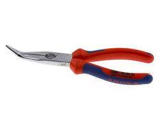 Knipex Angled Needle Nose Pliers 200 mm 2-component Handles