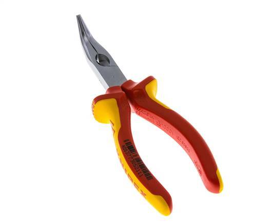 Knipex Angled Needle Nose Pliers 160 mm VDE Tested Up To 1000V