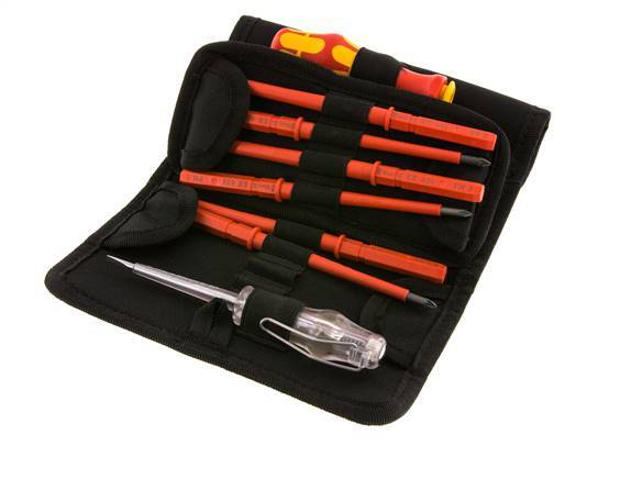 Wera Kraftform Plus 16-Piece Screwdriver Set Voltage Tester (150-250V)