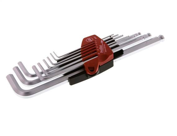 Wiha 9-Piece 1.5 To 10mm Hexagonal Allen Key Set Long With Ball Head
