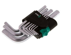 Wera 9-Piece 1.5 To 10mm Hexagonal Allen Key Set Short