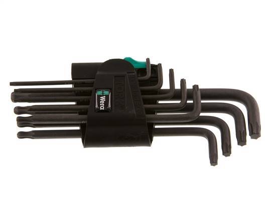 Wera 9-Piece TORX TX8 To TX40 Allen Key Set Long With Ball Head