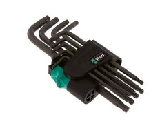 Wera 9-Piece TORX TX8 To TX40 Allen Key Set Long With Ball Head
