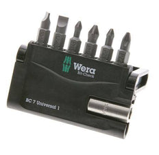 Wera 7-Piece Slotted/Phillips/Pozidriv Bit Assortment