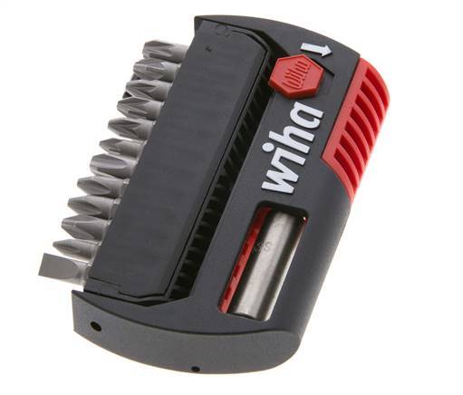 Wiha 13-Piece Slotted/Phillips/Pozidriv Bit Assortment With Bit Holder