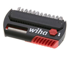Wiha 13-Piece Slotted/Phillips/Pozidriv Bit Assortment With Bit Holder