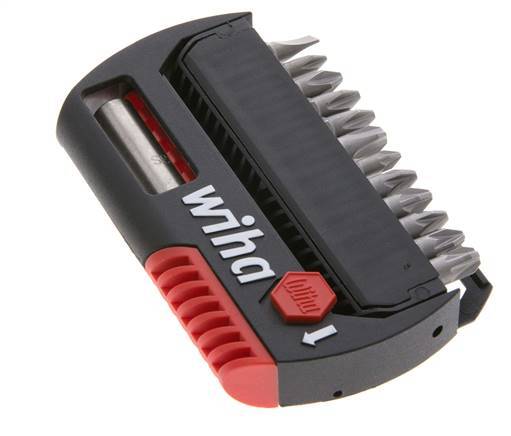 Wiha 13-Piece Slotted/Phillips/Pozidriv Bit Assortment With Bit Holder