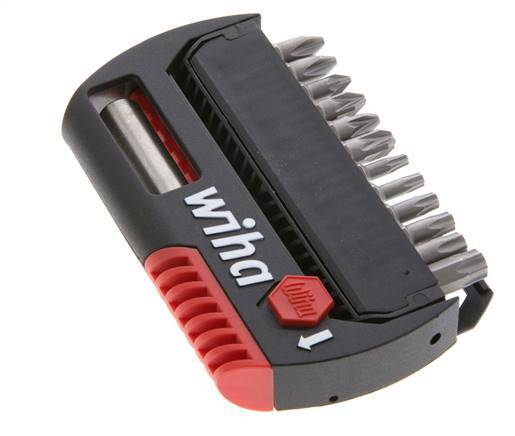 Wiha 13-Piece Phillips/Pozidriv/TORX Bit Assortment With Bit Holder