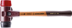 Halder Simplex Soft Face Hammer Replaceable Rubber/Plastic Buttons 30mm