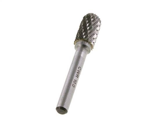 WRC Ball Nose Cylinder Shaped 10 mm Carbide Burr